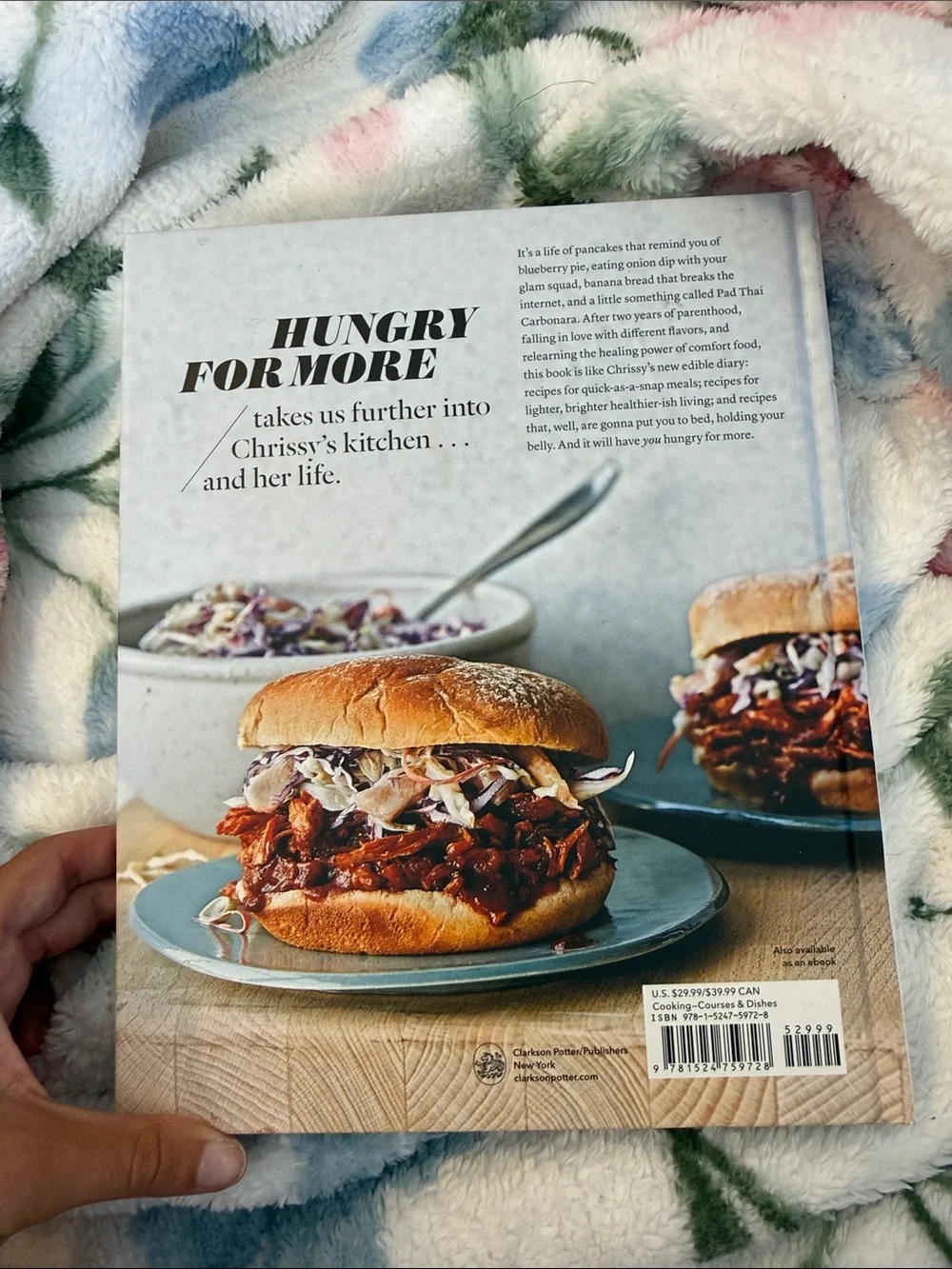 Cravings: Hungry for More Cookbook - Blue/White Cover